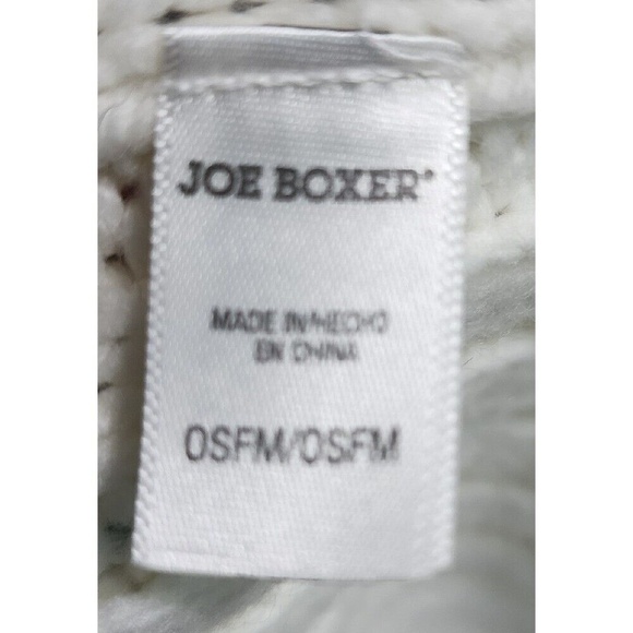 Joe Boxer Knit Scarf Rhinestone Embellished Fringe Winter OSFM - Picture 4 of 6